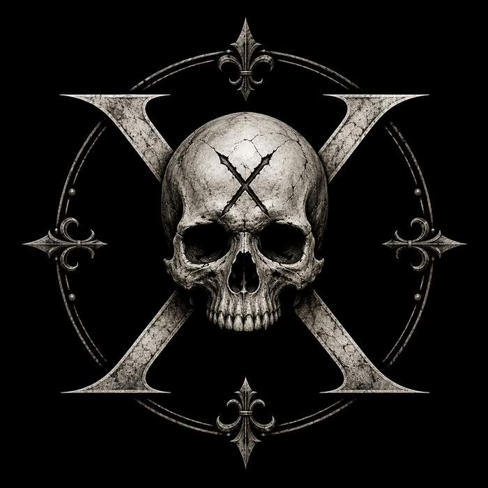 Skull and X emblem